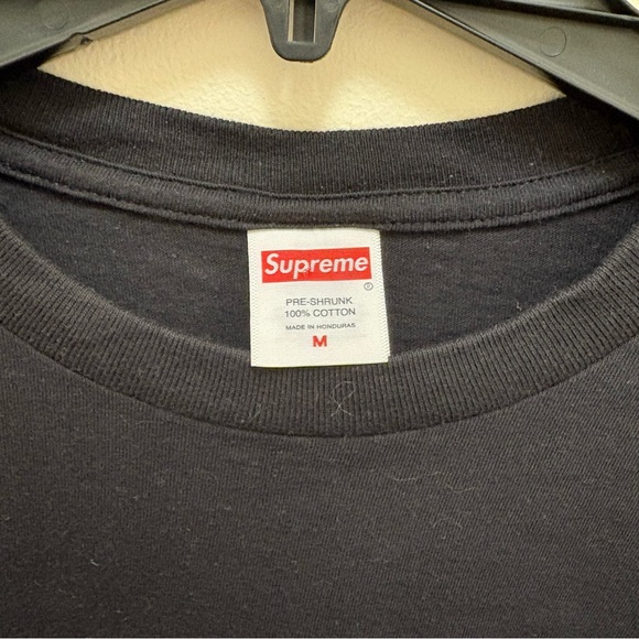 SUPREME Limited Edition Black Lollipop Short Sleeve Tee Shirt Size Medium/Large - Picture 8 of 15